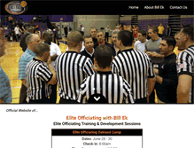 Tablet Screenshot of eliteofficiating.com